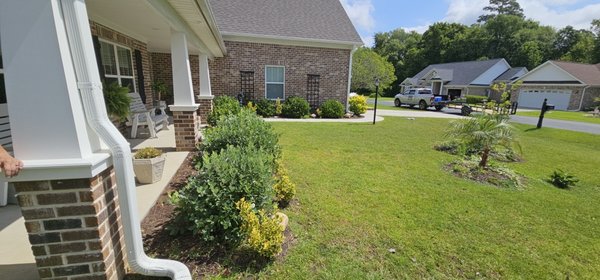 Donna - This was a re-fresh from a several years old mulch.