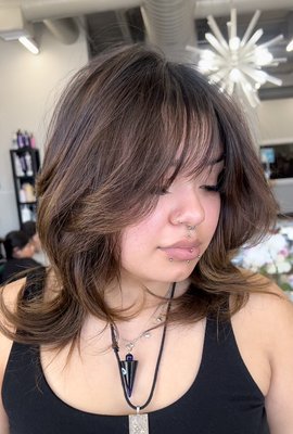 Haircuts - Start fresh with a new cut !
I would love to welcome you to my chair, every new client will receive a 10% off their next full service. Come revamp your look today! Haircuts - Start fresh with a new cut !
I would love to welcome you to my chair, every new client will receive a 10% off their next full service. Come revamp your look today!