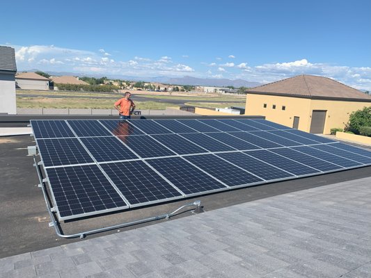 James Project - Solar Project in Queen Creek.

11 Kw in a Hanger