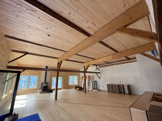 Barn Remodel - We did this Barn Remodel in Accord, NY old to new in a blink of an eye .