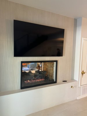 Air BNB TV & Sound Installation - Our client envisioned transforming their property into a luxurious, modern, and chic Airbnb! We installed multiple TVs, seamlessly concealing the wires to complement the stylish space. This project is still in progress as we add outdoor sound to elevate the backyard experience! Air BNB TV & Sound Installation - Our client envisioned transforming their property into a luxurious, modern, and chic Airbnb! We installed multiple TVs, seamlessly concealing the wires to complement the stylish space. This project is still in progress as we add outdoor sound to elevate the backyard experience!