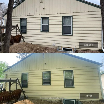 Exterior and Deck Refresh - 2023 - This recently completed Zeuli Paint project perfectly encapsulates our commitment to quality and consideration. Tasked with rejuvenating a house suffering from peeling, fading, and cracking paint, along with rotting boards and a worn-out deck, we rolled up our sleeves and got to work.
Our approach was comprehensive: we began with a thorough pressure wash of the house to remove old, flaking paint and grime. We then meticulously scraped, sanded, and primed all areas that were peeling or flaking, ensuring a smooth, solid surface for the new paint. Every crack and gap was carefully sealed with caulk to prevent future damage, and rotten boards were efficiently replaced to restore the house's structural integrity.
The deck required special attention – a rigorous sanding process to remove the worn-out layer, followed by a new staining application that revitalized its original charm. The result was a home and deck transformed, proudly showcasing the quality and care of a Zeuli Paint restoration. Exterior and Deck Refresh - 2023 - This recently completed Zeuli Paint project perfectly encapsulates our commitment to quality and consideration. Tasked with rejuvenating a house suffering from peeling, fading, and cracking paint, along with rotting boards and a worn-out deck, we rolled up our sleeves and got to work.
Our approach was comprehensive: we began with a thorough pressure wash of the house to remove old, flaking paint and grime. We then meticulously scraped, sanded, and primed all areas that were peeling or flaking, ensuring a smooth, solid surface for the new paint. Every crack and gap was carefully sealed with caulk to prevent future damage, and rotten boards were efficiently replaced to restore the house's structural integrity.
The deck required special attention – a rigorous sanding process to remove the worn-out layer, followed by a new staining application that revitalized its original charm. The result was a home and deck transformed, proudly showcasing the quality and care of a Zeuli Paint restoration.