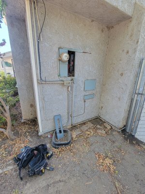 main panel upgrade - This upgrade was needed to maintain homeowners insurance.