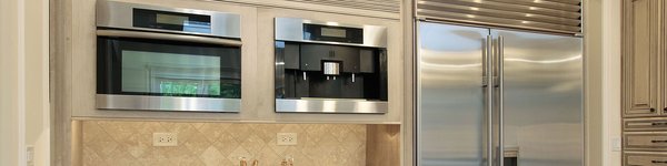 Built-in Appliance Installation - These customers had older built-in appliances and had a hard time finding appliances that would fit the cabinet openings. They thought they were going to need to remodel. Our sales team came to the rescue to find the perfect fit for their kitchen!