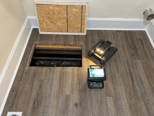 Crawlspace Inspection (Part Of Our Whole Home Inspection) - I utilize a state of the art crawlspace robot that has the ability to enter and inspect in places others can't. The result is a more thorough home inspection of any small or hard to reach places. Crawlspace Inspection (Part Of Our Whole Home Inspection) - I utilize a state of the art crawlspace robot that has the ability to enter and inspect in places others can't. The result is a more thorough home inspection of any small or hard to reach places.
