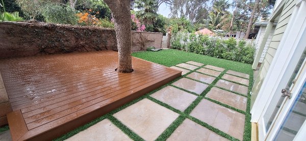 Mar vista deck construction - Back yard remodel by flash decking builders Mar vista deck construction - Back yard remodel by flash decking builders