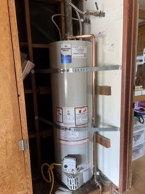 Water Heater Replacement Hayward CA - Emergency water heater replacement completed in Hayward, California. The old unit failed and the home had no hot water, so our team responded quickly and installed a new high-efficiency system the same day. Clean installation, proper safety upgrades, and reliable hot water restored for the homeowner. Water Heater Replacement Hayward CA - Emergency water heater replacement completed in Hayward, California. The old unit failed and the home had no hot water, so our team responded quickly and installed a new high-efficiency system the same day. Clean installation, proper safety upgrades, and reliable hot water restored for the homeowner.