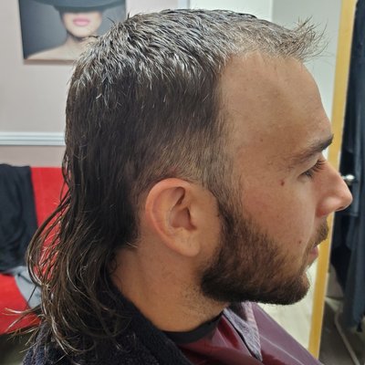 80's Mens Mullet - Fixing a mullet that happened a few weeks ago!! 80's Mens Mullet - Fixing a mullet that happened a few weeks ago!!