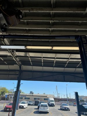 LED Lighting Upgrade at Pep Boys - We received a service request from a Pep Boys store where several lights had failed, leaving half of the fixtures not working and affecting their daily operations.
After inspecting the lighting system, I recommended replacing the burnt-out fluorescent tubes with LED bulbs. LEDs are not only more energy-efficient and easier to maintain, but also safer—unlike fluorescent lamps, they don’t contain mercury.
I replaced the old fluorescent tubes with energy-saving LED bulbs and modified the wiring to bypass the ballasts. This upgrade significantly improved the lighting quality while reducing energy consumption and future maintenance cost LED Lighting Upgrade at Pep Boys - We received a service request from a Pep Boys store where several lights had failed, leaving half of the fixtures not working and affecting their daily operations.
After inspecting the lighting system, I recommended replacing the burnt-out fluorescent tubes with LED bulbs. LEDs are not only more energy-efficient and easier to maintain, but also safer—unlike fluorescent lamps, they don’t contain mercury.
I replaced the old fluorescent tubes with energy-saving LED bulbs and modified the wiring to bypass the ballasts. This upgrade significantly improved the lighting quality while reducing energy consumption and future maintenance cost