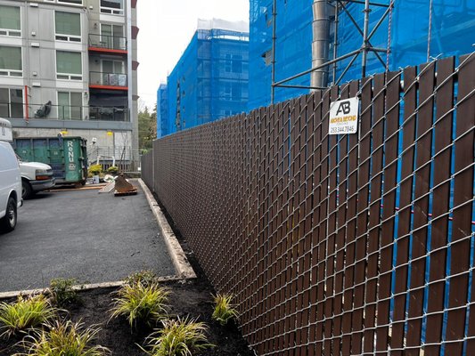 Viewguard - Viewguard/slatmaster is available in black or galvanized chain link with a selection of colors for the slats. This is a a cost effective and durable alternative to cedar fencing.