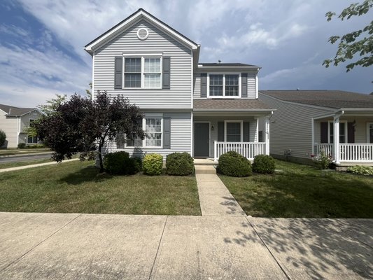 Bush Trimming - This is a weed removal & bush trimming job we did in July.