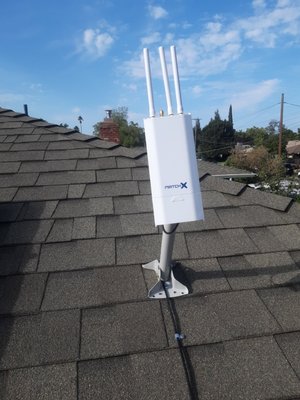 crypto mining antenna - Another outdoor antenna installation. Helium mining antennas coming soon. Schedule a free estimate to design and build a system custom to yo