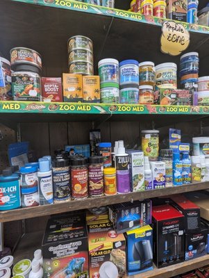 REPTILE AREA - these are just some options that are available