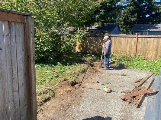 Fixing 2 panels of fence - Replace 2 sides of fence with new materials