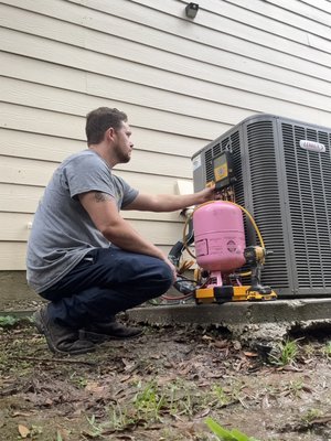 Servicing Hvac - call us for the smallest problems we fix it all! Servicing Hvac - call us for the smallest problems we fix it all!
