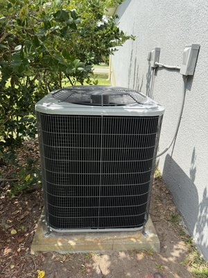 new installation - This is a recent new AC installation.