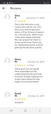 Customer Reviews - These are customer reviews for the work our company has done. Customer Reviews - These are customer reviews for the work our company has done.