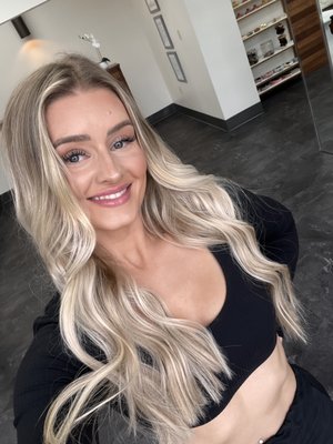 Hair Extensions - We offer multiple methods of hair extensions, with our favorite methods being Sew-In and Keratin tip fusion.  We offer luxury brands: Great Lengths and Bellami! If you're looking for high quality results from experts that aren't 'practicing' on you, book a consult with us!