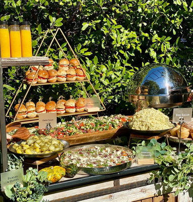 Catering - Tel Aviv "Babait" is our newest location, located in Encino, CA. The whole concept was built around authentic Mediterranean food with the modern touch of a chef. Flavors of "Babait" can fit any type of event up to 150 guests and we also offer take out. Menus can be customized from buffet to full service with traditional dishes that everyone will keep talking.
We are proud to share our traditional dishes from the middle eastern cuisine that we specialize in. Everything is cooked in "home-style" techniques with the most exceptional attention to every detail in each skillet. Thanks to cooking in relatively small quantities, we are able to pour our soul into every creating a depth of flavors and aromas from the Mediterranean cuisine.
So if you are looking for authentic homemade food for your event or would like to order take out, call us or come in today! You can stop by and meet the chef in person to discuss menu details and mention any special requests. Catering - Tel Aviv "Babait" is our newest location, located in Encino, CA. The whole concept was built around authentic Mediterranean food with the modern touch of a chef. Flavors of "Babait" can fit any type of event up to 150 guests and we also offer take out. Menus can be customized from buffet to full service with traditional dishes that everyone will keep talking.
We are proud to share our traditional dishes from the middle eastern cuisine that we specialize in. Everything is cooked in "home-style" techniques with the most exceptional attention to every detail in each skillet. Thanks to cooking in relatively small quantities, we are able to pour our soul into every creating a depth of flavors and aromas from the Mediterranean cuisine.
So if you are looking for authentic homemade food for your event or would like to order take out, call us or come in today! You can stop by and meet the chef in person to discuss menu details and mention any special requests.