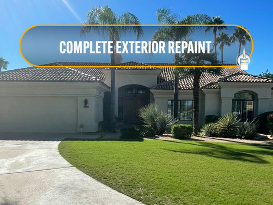 Complete Exterior Repaint - This was a complete exterior paint job. Complete Exterior Repaint - This was a complete exterior paint job.