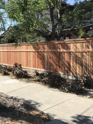 Wood Fences - Some of the wood fences we have done. Wood Fences - Some of the wood fences we have done.