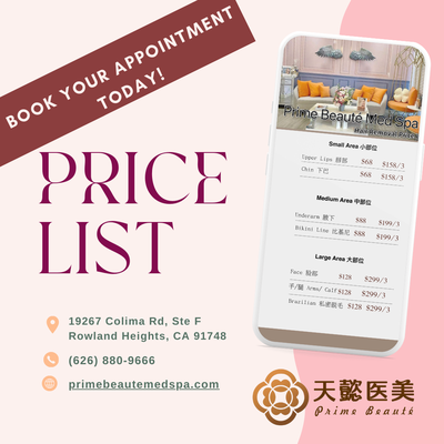 Service Menu, Price & Promo - Prime Beaute Med Spa facial treatment and laser hair removal prices as of July 2024 Service Menu, Price & Promo - Prime Beaute Med Spa facial treatment and laser hair removal prices as of July 2024