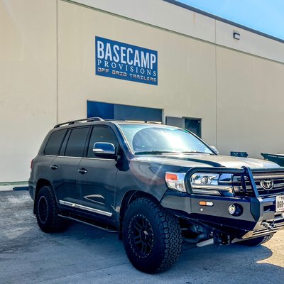 Land Cruiser Upgrades - We added a new bumper, skid plates, and sliders to this beautiful Land Cruiser.