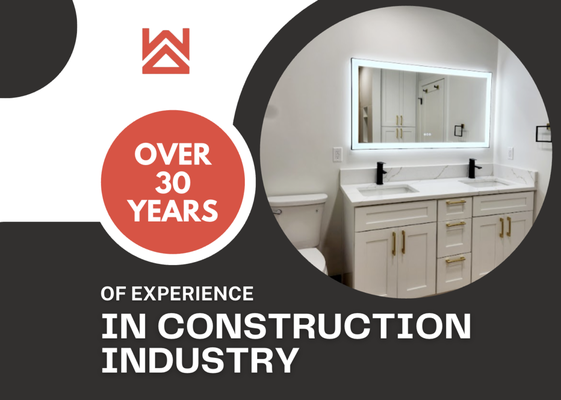 Over 30 years of experience in construction industry - With over 30 years of experience in the construction industry, we at WiseDom Build have built a reputation for delivering high-quality, reliable construction services. Our team combines expertise, craftsmanship, and dedication to ensure every project is completed to the highest standards. Over 30 years of experience in construction industry - With over 30 years of experience in the construction industry, we at WiseDom Build have built a reputation for delivering high-quality, reliable construction services. Our team combines expertise, craftsmanship, and dedication to ensure every project is completed to the highest standards.