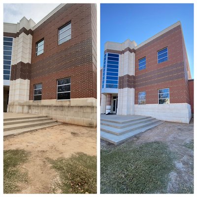 School District Cleaning: Soft Wash method - Entire School District cleaning via Soft Wash!
Here are some favorites! Including a 6A school building where amateur pressure washers damaged Limestone walls.
ALWAYS do your research! ALWAYS hire a true professional! Enjoy! School District Cleaning: Soft Wash method - Entire School District cleaning via Soft Wash!
Here are some favorites! Including a 6A school building where amateur pressure washers damaged Limestone walls.
ALWAYS do your research! ALWAYS hire a true professional! Enjoy!