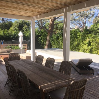 Vaskas - A beautiful pergola that turned out beautiful for the whole family.
