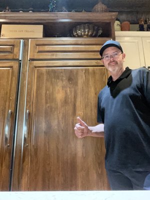 Built in refrigerator repair - Here I am servicing a built in refrigerator. I have over 30 years experience in refrigeration and am trained across most brands Built in refrigerator repair - Here I am servicing a built in refrigerator. I have over 30 years experience in refrigeration and am trained across most brands