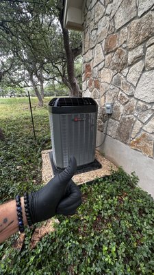 TRANE 18SEER Heat Pump 36000BTU - A customer reached out to us with concerns about their HVAC system, which had already served faithfully for 17 years. The system was showing signs of wear, and after an initial inspection from another company, the homeowner wanted a second opinion. We carefully evaluated the equipment and confirmed the presence of a leak in the evaporator coil. With this confirmation, it became clear that repair would not be a cost-effective option. Together with the customer, we made the decision to replace the entire system with a brand-new, high-efficiency unit.
We installed an 18 SEER Variable Speed Heat Pump system, which is one of the most advanced solutions available on the market today. This system not only provides outstanding energy efficiency, helping the customer save significantly on electricity bills, but also delivers superior comfort throughout the home. With modern variable speed technology, the equipment is able to run smoothly, adjust to the exact cooling and heating demand, and maintain consistent indoor temperatures without frequent starts and stops.
Another important benefit of this system is its ability to control indoor humidity levels. In our Texas climate, humidity can be as important as temperature for true comfort, and the 18 SEER system excels at keeping humidity balanced. In addition, this system is equipped with remote diagnostics capability. That means if any issues arise in the future, our technicians can access system data remotely, identify problems faster, and arrive prepared with the right solution. This proactive technology reduces downtime, prevents costly breakdowns, and adds peace of mind for the homeowner.
Noise level was another critical factor. The customer’s air handler is located inside the home, right next to an office space where quiet is essential. A loud or inefficient unit would not have been acceptable. The new Trane system meets these requirements perfectly — it is engineered for quiet operation, so the office remains peaceful even while the system runs.
The 18 SEER system checked every box: efficiency, comfort, humidity control, quiet operation, and remote diagnostics. After installation, the customer expressed their complete satisfaction, leaving us a glowing review on our Google profile. We are grateful for their trust and proud to have delivered a solution that improves both comfort and quality of life.
At Bree HVAC, we take pride in installing only the best equipment available in the United States. Trane is recognized as one of the most trusted brands in the HVAC industry, and we are proud to represent it with every installation. This project is another example of how we help our clients achieve reliable comfort, lower energy costs, and lasting value by combining professional service with the highest-quality equipment.