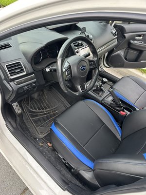 Full Detailing of Subaru WRX with Pet hair removal - This white Subaru WRX, which hadn’t been properly cleaned in a long time, received a full interior and exterior detail.
The interior was thoroughly cleaned, the exterior was detailed, and a ceramic sealant was applied for added gloss and protection.
The vehicle was restored in both appearance and surface protection Full Detailing of Subaru WRX with Pet hair removal - This white Subaru WRX, which hadn’t been properly cleaned in a long time, received a full interior and exterior detail.
The interior was thoroughly cleaned, the exterior was detailed, and a ceramic sealant was applied for added gloss and protection.
The vehicle was restored in both appearance and surface protection