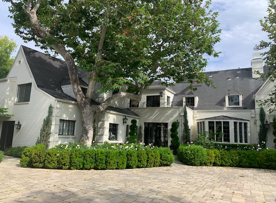 Real Slate Tile Roof - Slate tile re-roof project in Beverly Hills. Real Slate Tile Roof - Slate tile re-roof project in Beverly Hills.