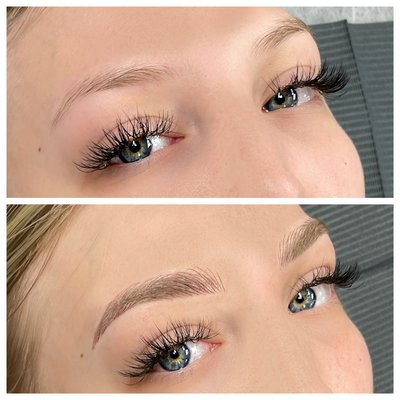 Microblading - Microblading adds hairlike strokes to your eyebrows by implanting ink at in the dermis of the skin. It can help improve symmetry, and add volume and definition to your brows. The full service takes about 3 hours to complete. Microblading - Microblading adds hairlike strokes to your eyebrows by implanting ink at in the dermis of the skin. It can help improve symmetry, and add volume and definition to your brows. The full service takes about 3 hours to complete.