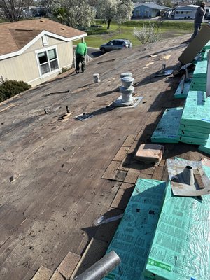Re-Roof - Re-roof removed old 3 tap-shingles replaced with 30 year Solaris asphalt shingles Title 24 complaint. Re-Roof - Re-roof removed old 3 tap-shingles replaced with 30 year Solaris asphalt shingles Title 24 complaint.