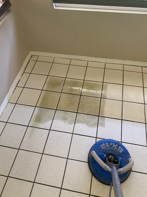 Tile and grout cleaning - We love hard surface cleaning. They always turn out great Tile and grout cleaning - We love hard surface cleaning. They always turn out great