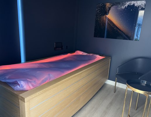 Float Spa Delray Beach | Sensory Deprivation Delray Beach | Float Tank Delray Beach |Float Therapy Delray Beach - We have the only dry float bed in Delray Beach. If you have never tried floatation therapy before you are in for a treat. Floatation therapy creates a zero gravity feeling which takes pressure off every muscle and joint in your body. It is great for pain relief, tight muscles, and sports recovery. It is also great for relieving stress, anxiety, depression, and insomnia. Call now for 50% off your first float session.
HOW OUR DRY FLOAT THERAPY WORKS IN DELRAY BEACH FL:
-When your session begins, you will be lowered into the body-temperature water, allowing you to feel your body melt away and experience a near-zero gravity feeling.
-The dry float bed allows you to float without any effort and without getting wet.
-You can choose to keep the music, lights, and massage on or turn off the lights, music and massage to create a sensory-deprived environment leading to deeper relaxation and brain rest.
PRICING(Mention Yelp special for 50% off 1st session)
30 Minute Dry Float= $40
60 Minute Dry Float= $75
Intro Special(1 Per Person)
Three 30 Minute Dry Floats= $80(Buy 2, Get 1 Free)
BENEFITS:
Reduces stress, anxiety, and depression
-Increases relaxation and improves sleep quality
-Enhances mental clarity, focus, and creativity
-Reduces inflammation and pain
-Aids in muscle recovery after exercise
WHO CAN BENEFIT:
-Anyone who wants to de-stress and relax
-Those suffering from chronic pain, anxiety, or depression
-Athletes looking to recover from injuries and fatigue
-People seeking a mindfulness practice or meditation
-Anyone interested in exploring altered states of consciousness Float Spa Delray Beach | Sensory Deprivation Delray Beach | Float Tank Delray Beach |Float Therapy Delray Beach - We have the only dry float bed in Delray Beach. If you have never tried floatation therapy before you are in for a treat. Floatation therapy creates a zero gravity feeling which takes pressure off every muscle and joint in your body. It is great for pain relief, tight muscles, and sports recovery. It is also great for relieving stress, anxiety, depression, and insomnia. Call now for 50% off your first float session.
HOW OUR DRY FLOAT THERAPY WORKS IN DELRAY BEACH FL:
-When your session begins, you will be lowered into the body-temperature water, allowing you to feel your body melt away and experience a near-zero gravity feeling.
-The dry float bed allows you to float without any effort and without getting wet.
-You can choose to keep the music, lights, and massage on or turn off the lights, music and massage to create a sensory-deprived environment leading to deeper relaxation and brain rest.
PRICING(Mention Yelp special for 50% off 1st session)
30 Minute Dry Float= $40
60 Minute Dry Float= $75
Intro Special(1 Per Person)
Three 30 Minute Dry Floats= $80(Buy 2, Get 1 Free)
BENEFITS:
Reduces stress, anxiety, and depression
-Increases relaxation and improves sleep quality
-Enhances mental clarity, focus, and creativity
-Reduces inflammation and pain
-Aids in muscle recovery after exercise
WHO CAN BENEFIT:
-Anyone who wants to de-stress and relax
-Those suffering from chronic pain, anxiety, or depression
-Athletes looking to recover from injuries and fatigue
-People seeking a mindfulness practice or meditation
-Anyone interested in exploring altered states of consciousness