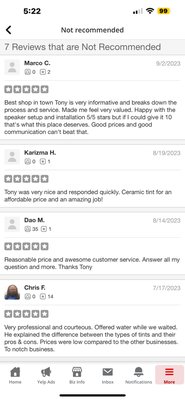 Our 5 star reviews! - Check out these reviews from our amazing customers!
