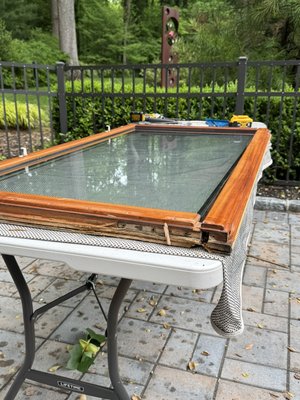 Wood sash restoration/replacement - This job was done in May 2025 in Long Island, NY. We fixed red wood windows sashes and bottom seals. The owner had rotten wood frames and we fixed it so the frames look like new now. You can see step by step process on the photos . Wood sash restoration/replacement - This job was done in May 2025 in Long Island, NY. We fixed red wood windows sashes and bottom seals. The owner had rotten wood frames and we fixed it so the frames look like new now. You can see step by step process on the photos .