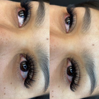 Hybrid Lash Services - A hybrid full set is achieved by using a mix of classic a volume extensions. This is perfect for a fuller look that won’t be as heavy as a volume set. Hybrid Lash Services - A hybrid full set is achieved by using a mix of classic a volume extensions. This is perfect for a fuller look that won’t be as heavy as a volume set.