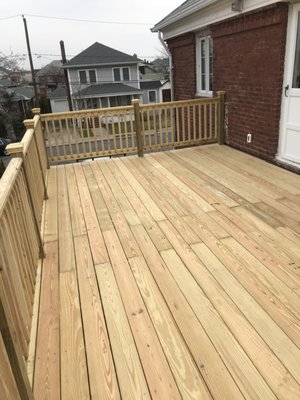 Deck Work in Time for Summer - Check out this deck remodeling project. Our client was very happy with the end results! Call us at 917-559-3611 to discuss your home remodeling needs! Deck Work in Time for Summer - Check out this deck remodeling project. Our client was very happy with the end results! Call us at 917-559-3611 to discuss your home remodeling needs!
