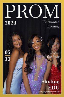 Super Fun 1 Photo Magazine Layout for a Prom + Tik Tok Slow Mo Video - Capture the magic of prom night with our Super Fun 1 Photo Magazine Layout! Strike your best pose, and we’ll turn it into a sleek, magazine-inspired design that looks like it’s straight off the cover of a fashion editorial.