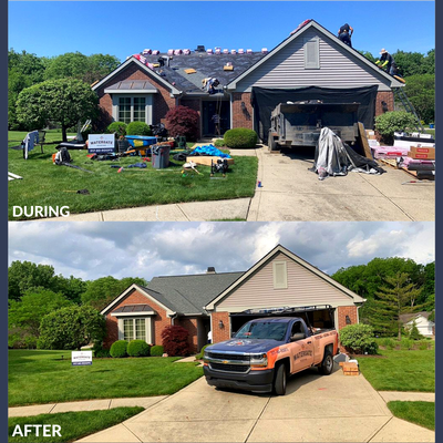 Watergate Roofing Before & After Full Roof & Deck Replacements - Before and after pictures of full roof replacements using Owens Corning shingles or GAF. Watergate Roofing Before & After Full Roof & Deck Replacements - Before and after pictures of full roof replacements using Owens Corning shingles or GAF.