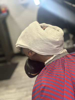 Hot towel shaves - Come and enjoy a traditional hot towel shaves with your haircut. Hot towel shaves - Come and enjoy a traditional hot towel shaves with your haircut.