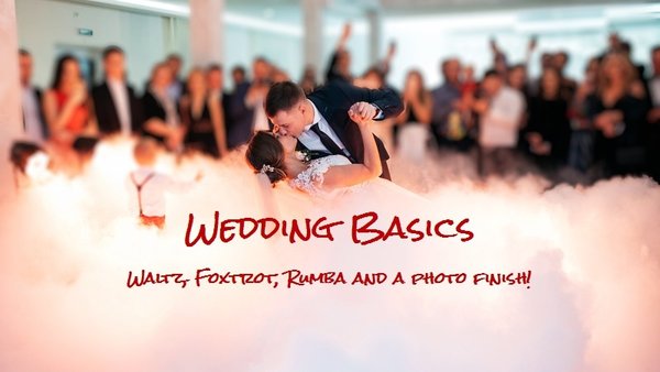 WEDDING BASICS group class - Sunday, May 2nd at 1pm. For Couples-Beginner. Back by popular demand, this six week progressive class will teach you how to move gracefully across the dance floor on your special day! This class is for anyone who would like to feel comfortable dancing at social events. Come and learn the basics of Waltz, Foxtrot, and Rumba as well as a few fancy dips and spins. 
The cost is $150/couple and you must pre-register. First Come First Serve. Due to our current restrictions, class is limited to 4 couples. Refunds for the class are only given up to 72 hours before the start of the class time. We require everyone in the studio to wear a mask throughout the lesson.
