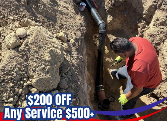 $200 OFF Services - Top-rated San Diego plumbing services by SanDiegoPlumbing.com. We offer residential and commercial plumbing, including clogged drain repair, water heater installation, pipe repair, leak detection, and sewer services.
💥 Limited-time deal: $200 OFF any service over $500!
Serving all of San Diego with fast response and quality workmanship.
Also, ask us about: drain cleaning, emergency services, hydrojetting, leak detection, plumbing, sewer services, and gas line services. $200 OFF Services - Top-rated San Diego plumbing services by SanDiegoPlumbing.com. We offer residential and commercial plumbing, including clogged drain repair, water heater installation, pipe repair, leak detection, and sewer services.
💥 Limited-time deal: $200 OFF any service over $500!
Serving all of San Diego with fast response and quality workmanship.
Also, ask us about: drain cleaning, emergency services, hydrojetting, leak detection, plumbing, sewer services, and gas line services.
