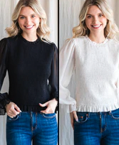 Tops and dresses - Start your winter off right with a purchase of one of our tops/dresses. Visit our online store for more!