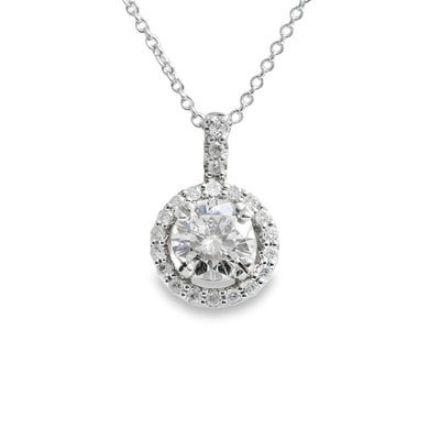 Valentines Sale - 18K white gold pendant adorned with a dazzling diamond halo. This stunning piece exudes elegance and sophistication, making it the perfect accessory to add a touch of luxury to any outfit or occasion." Valentines Sale - 18K white gold pendant adorned with a dazzling diamond halo. This stunning piece exudes elegance and sophistication, making it the perfect accessory to add a touch of luxury to any outfit or occasion."