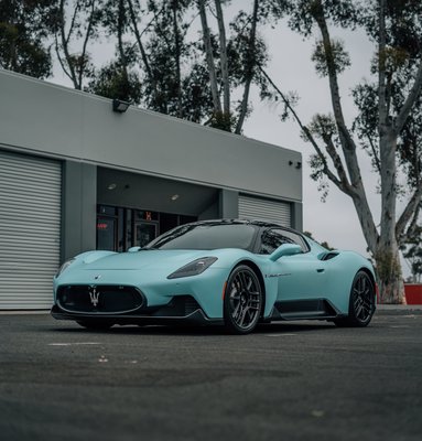 Maserati MC20 Full clear matte PPF - Maserati MC20 Full clear matte PPF